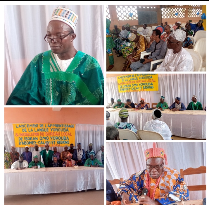 Association des Yoruba du Bénin « ISHOKAN » : Le Bureau Local d’Abomey-Calavi installé, l’apprentissage de la langue Yoruba lancé Les ambitions du Président Taofique Tidjani …