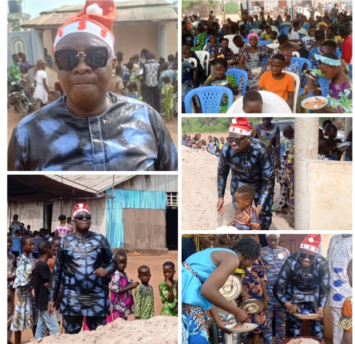 Noël 2024 : Philippe HOSSOU offre un moment de fraternité aux enfants de Tori (Une fête inoubliable