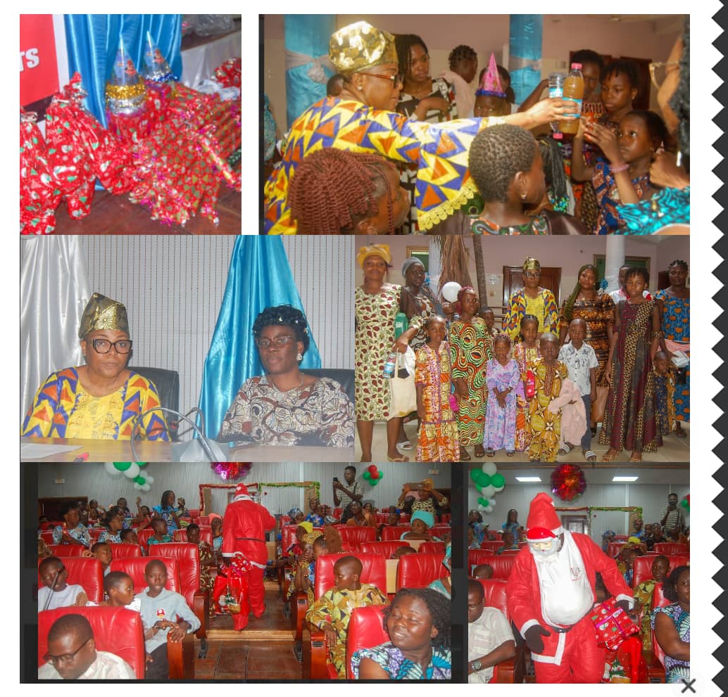 Célébration de Noël 2025 au Centre de drépanocytose du CNHU-HKM : MUFELD comble une centaine d’enfants de joie et de cadeaux